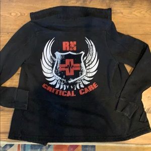 Small Icu nursing Rn jacket.